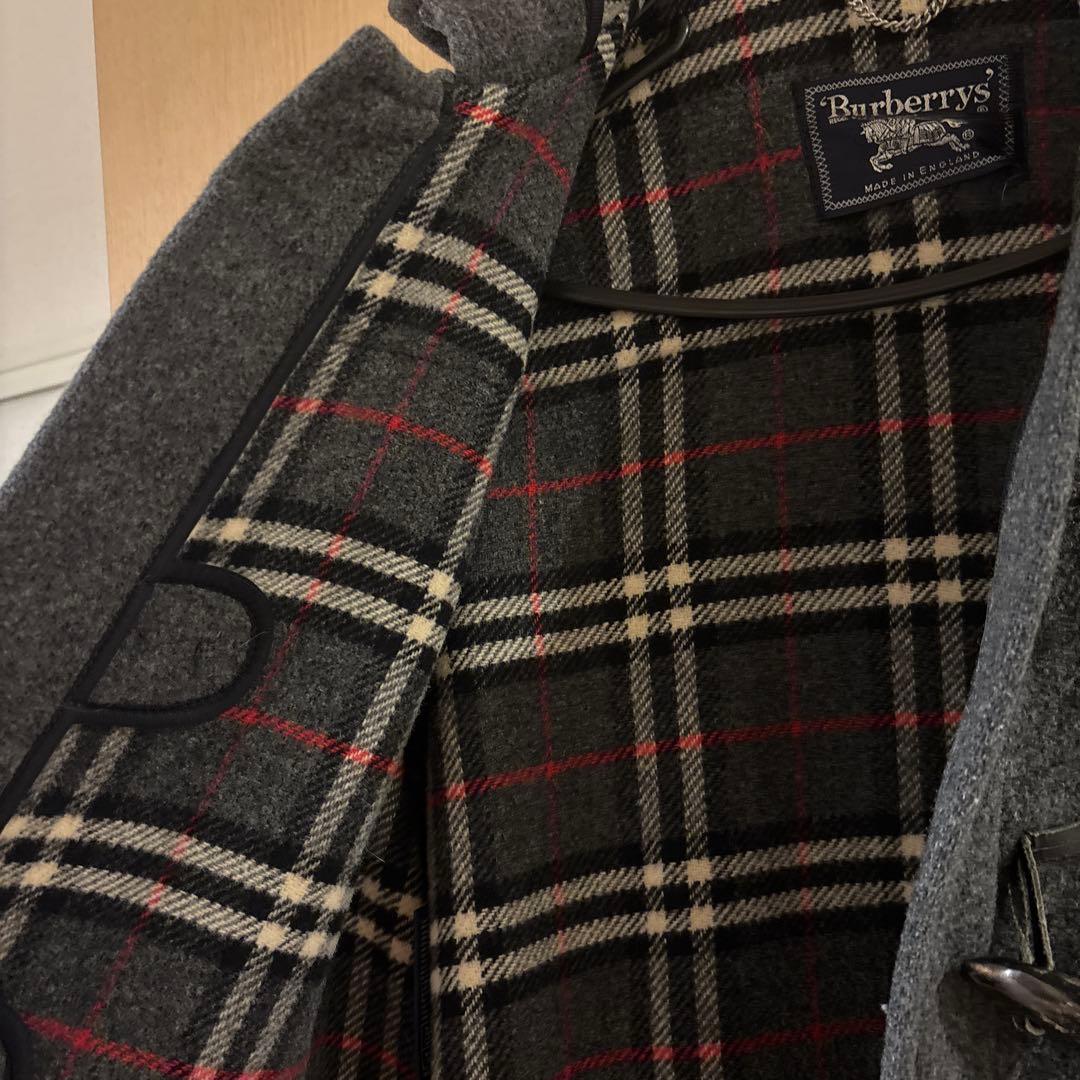 BURBERRY バーバリー ダッフルコート ウール グレー