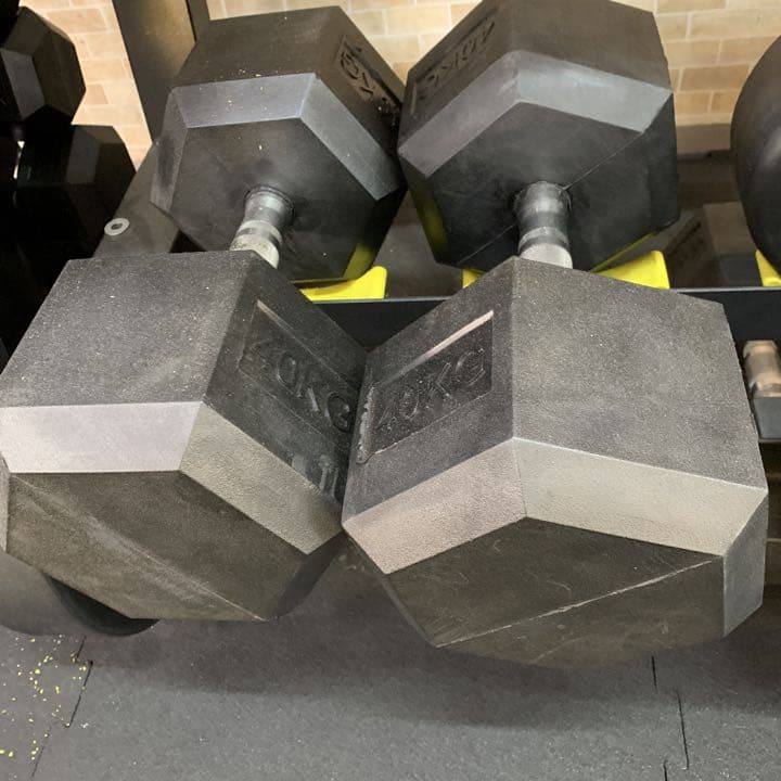 ラバーヘックス  ダンベル　30kg35kg40kg  各2個
