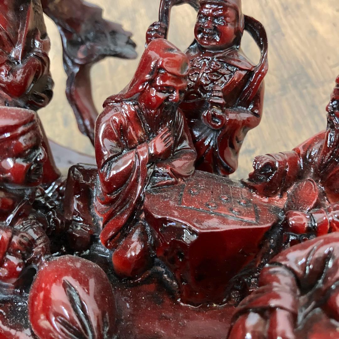 E-4 昭和レトロ 七福神 宝船 縁起物 笑門来福 招福 開運 恵比寿 大黒天