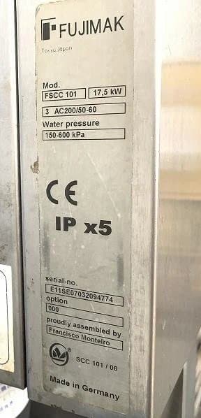 フジマック 業務用電気式コンビオーブン FSCC101 スチコン トレー・架台付