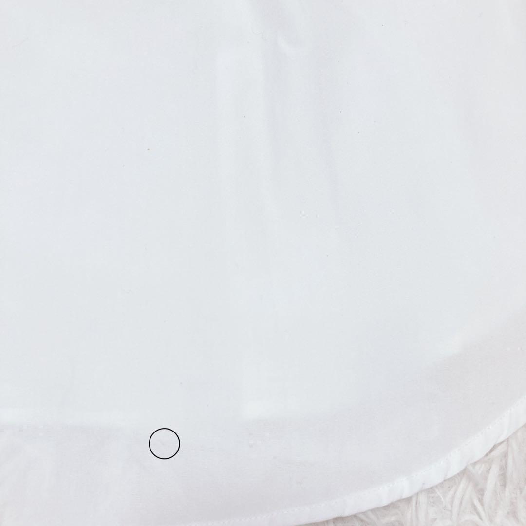 BOURRIENNE Paris Xスタンドカラーシャツ ホワイト XS 刺繍