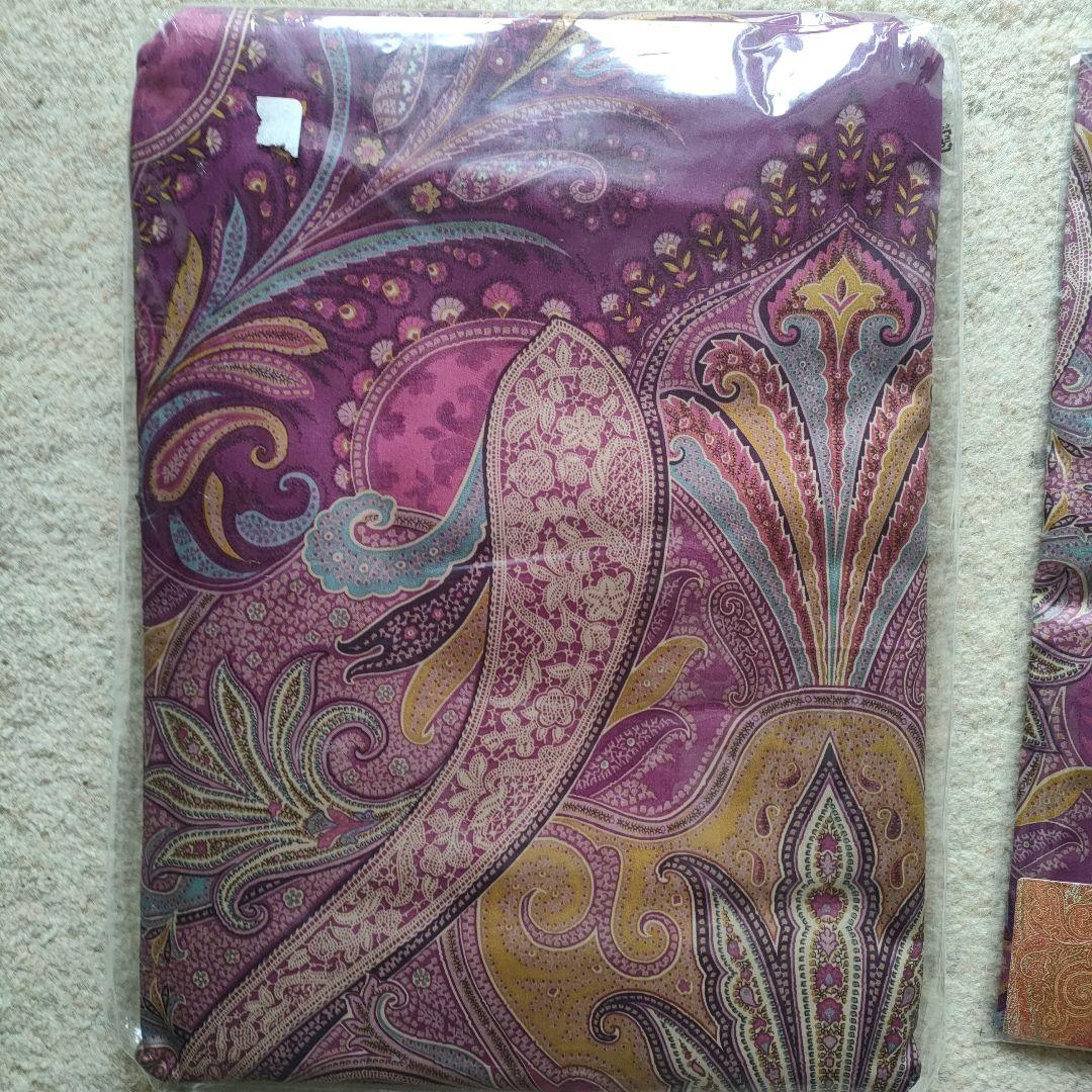 エトロ ペイズリー柄掛け布団カバー150×210 枕カバー2枚