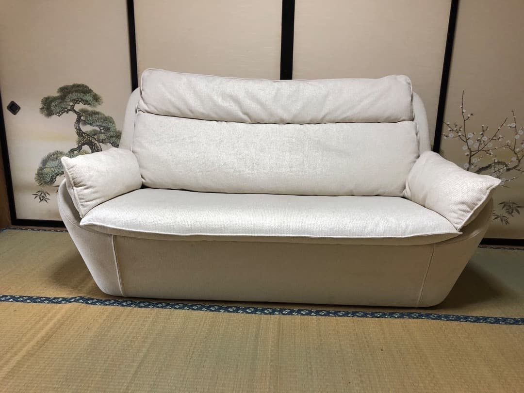 日本フクラのマジェス3人掛けソファー