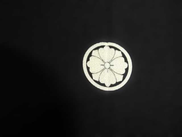 黒留袖　友禅染　落款入り　さが美