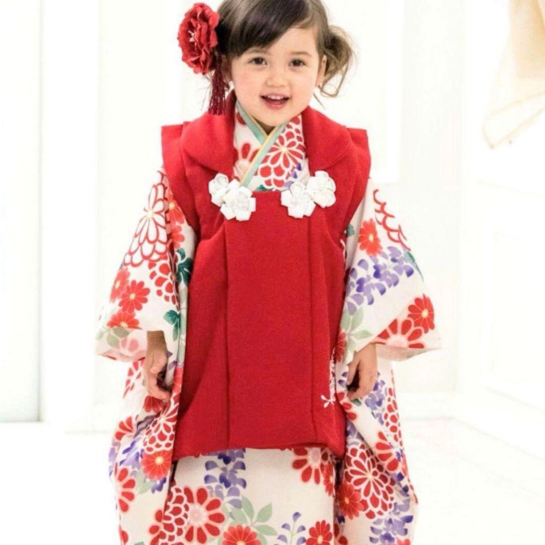 キャサリンコテージ　被布　3歳 女の子　七五三