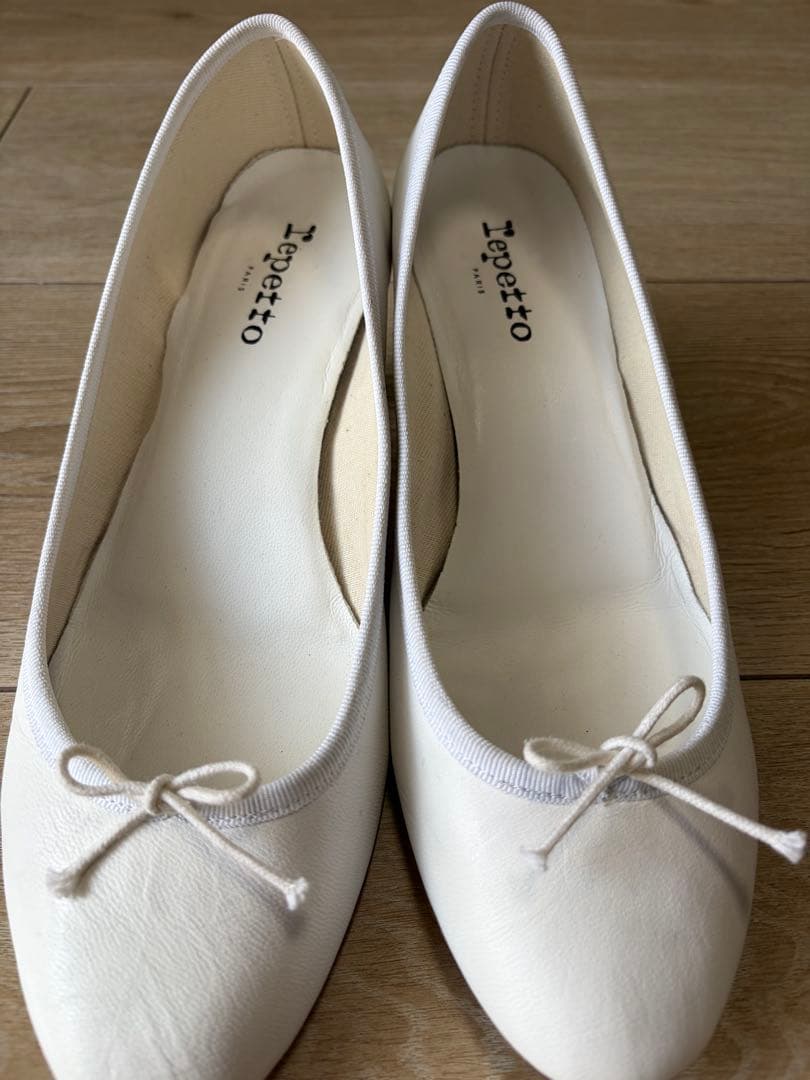 Repetto レペット　ホワイト バレエシューズ 40