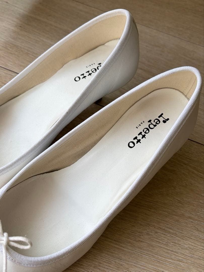 Repetto レペット　ホワイト バレエシューズ 40
