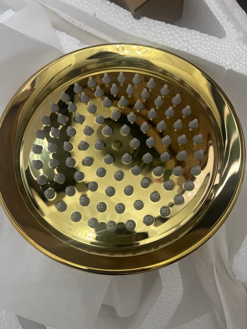 ゴールド シャワーヘッドセット 真鍮製