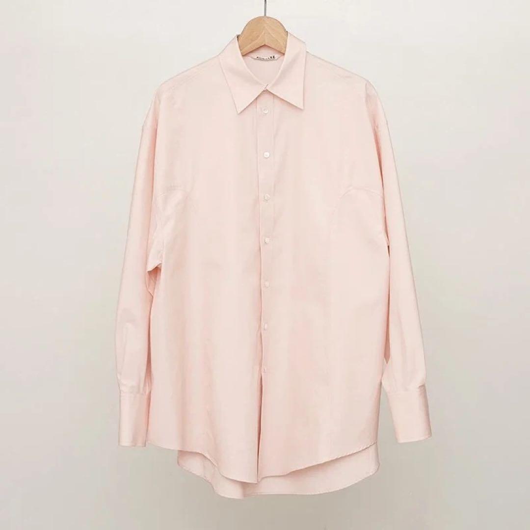 【auralee】 レディース　ピンクシャツ　新品