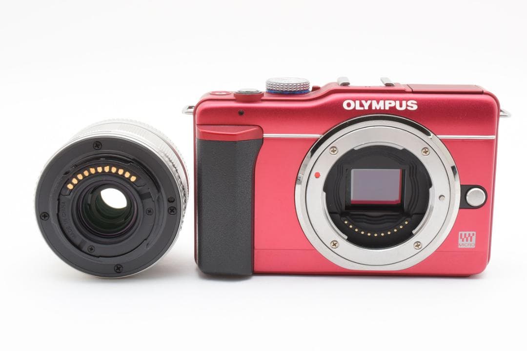オリンパス　OLYMPUS PEN Lite E-PL5 レッド 14-42mm