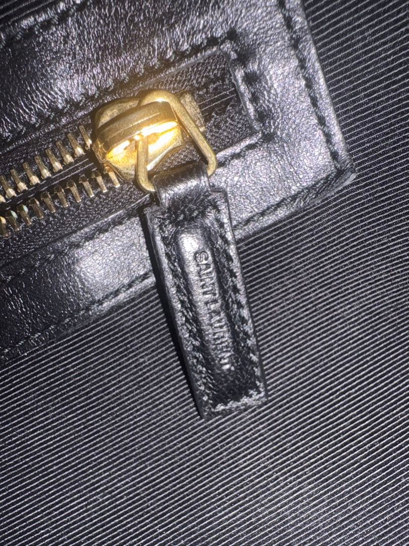 SAINT LAURENT ネイビー ビジネスバッグ