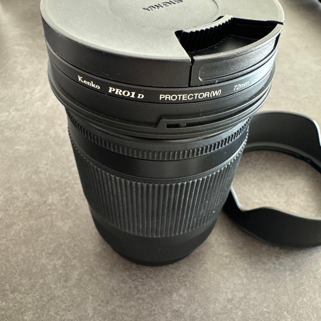 SIGMA ズームレンズ 72mm フィルター付き