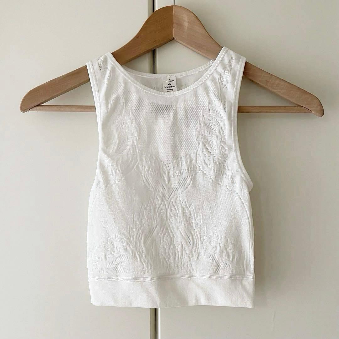 【新品】ルルレモンlululemonヨガトップス　ピラティス　ホワイト2