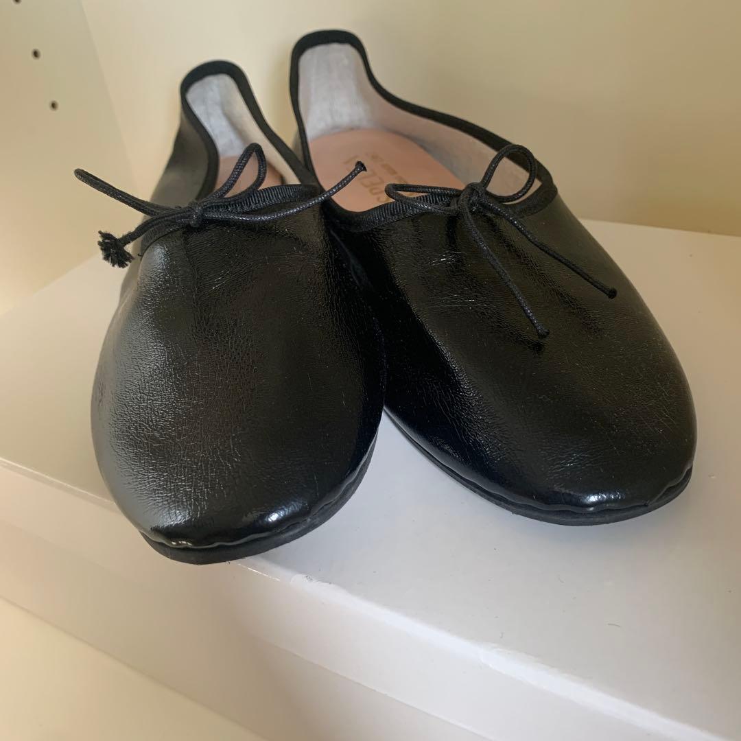 【SPELTA スペルタ】フラットシューズ バレエシューズ　パンプス　黒