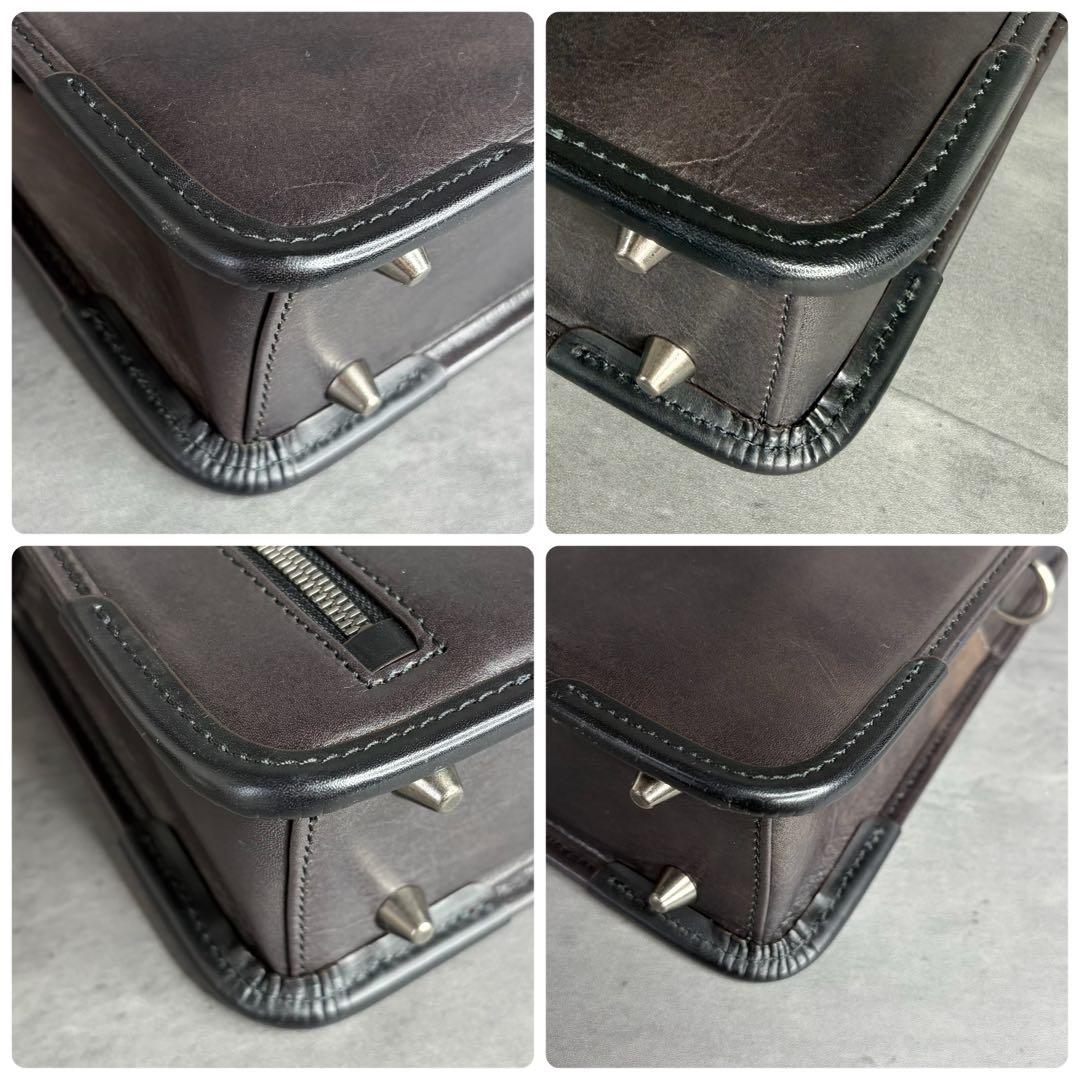 【極美品】FUJITAKA 本革 2way ブリーフケース オールレザー A4可