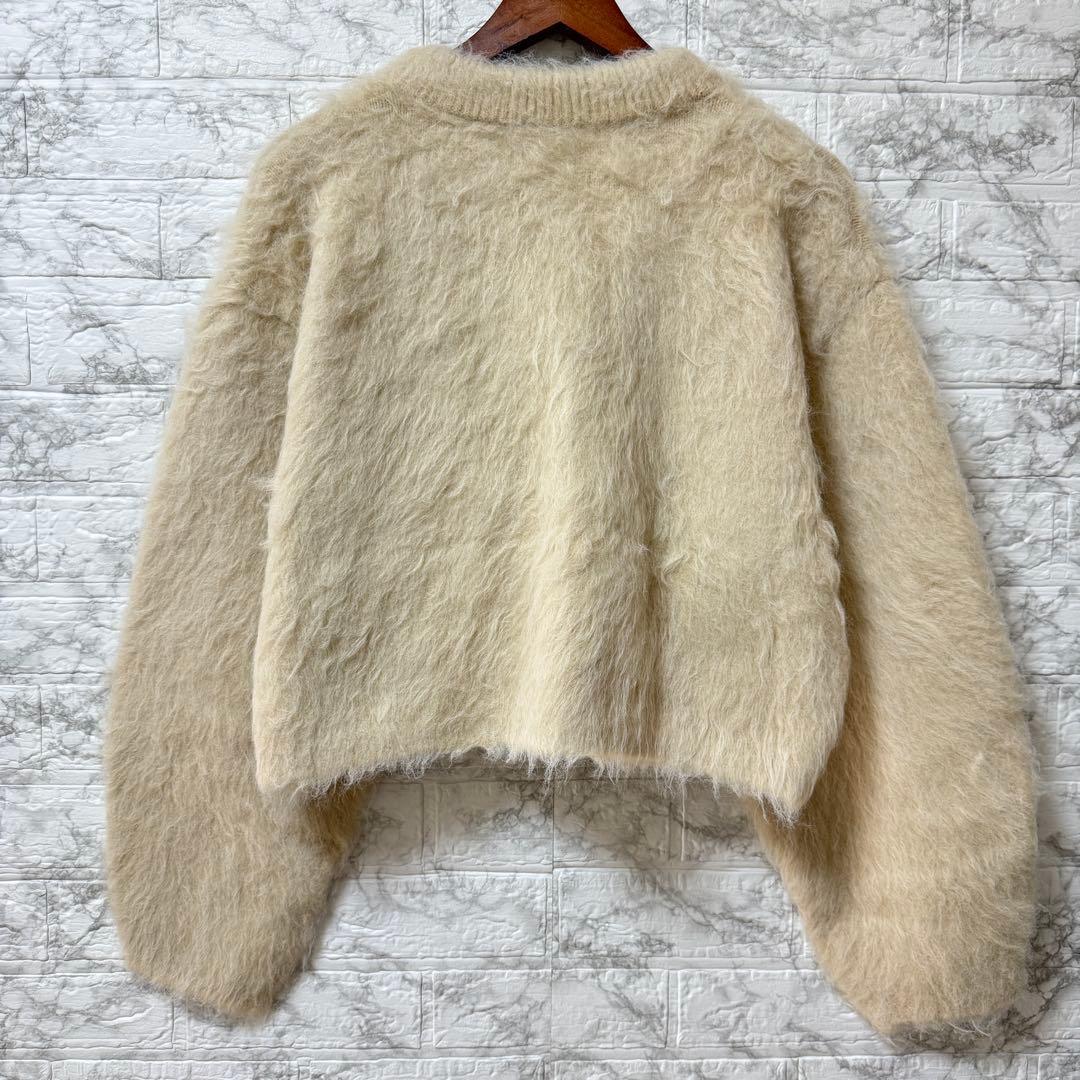 【美品 】ADAM ET ROPÉ アルパカフラッフィーカーディガン F