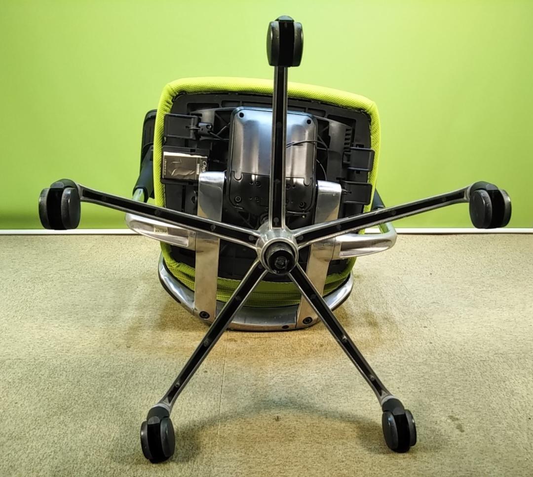 ah　オカムラ　コーラル　ライムグリーン　2018年 エクストラハイバック 中古