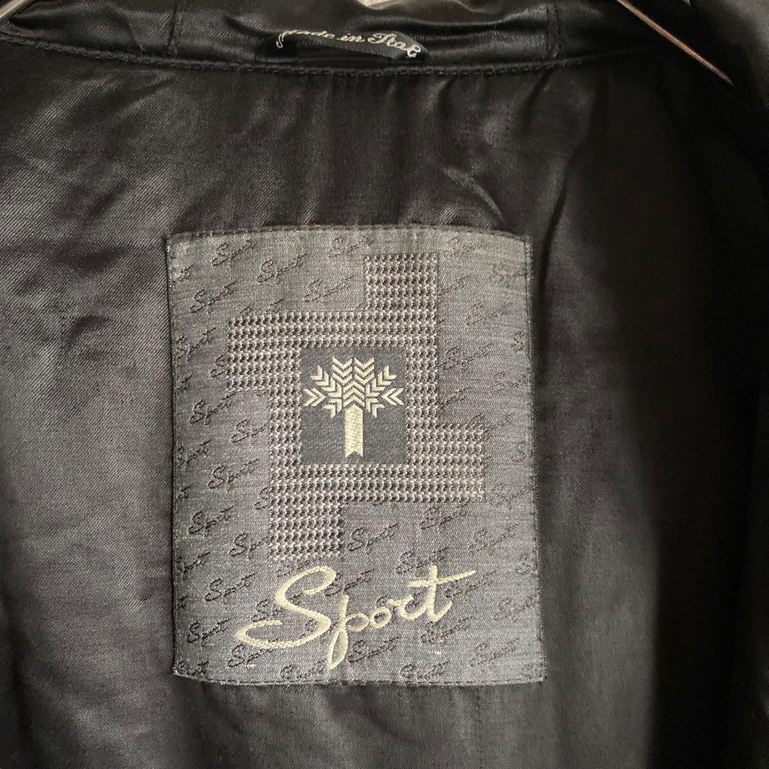 80s90s イタリア製 PAL ZILERI ヴィスコース フーデッドコート