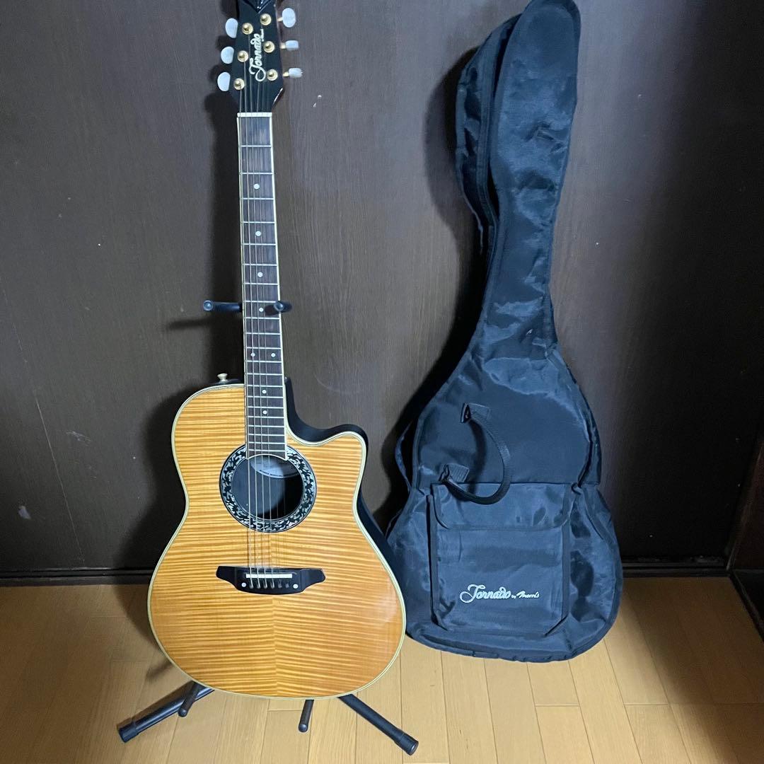 エレアコ Morris トルネード ZⅡ-EX ソフトケース付きギター モーリス