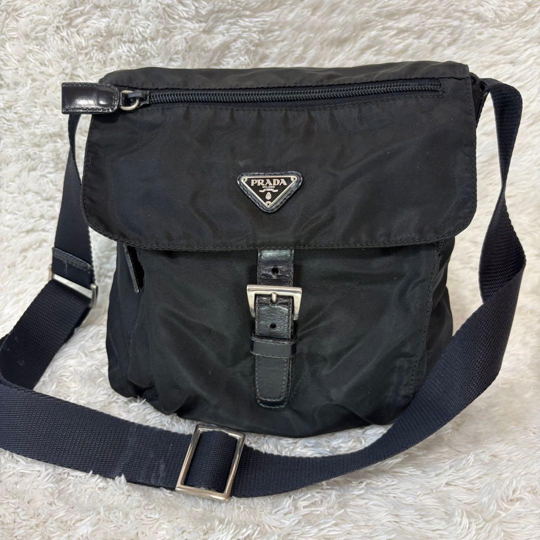 n*i様 【定番/人気】PRADA プラダ ナイロン ショルダーバッグ テスート