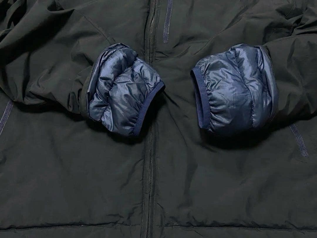 モンベル 1101492 コロラドパーカ リバーシブル ダウンジャケットL黒x紺