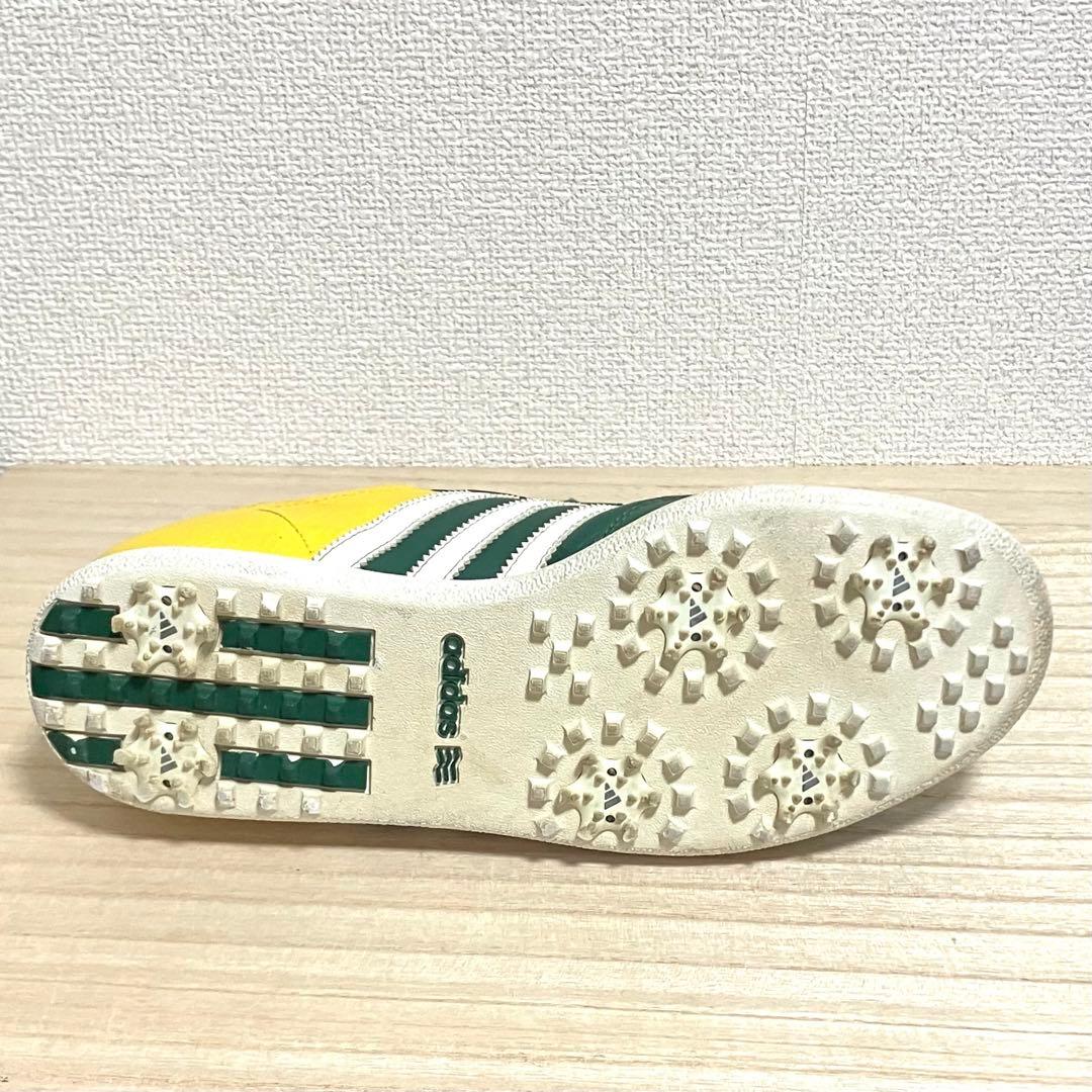 超希少 adidas SAMBA GOLF ゴルフシューズ 緑/黄26cm