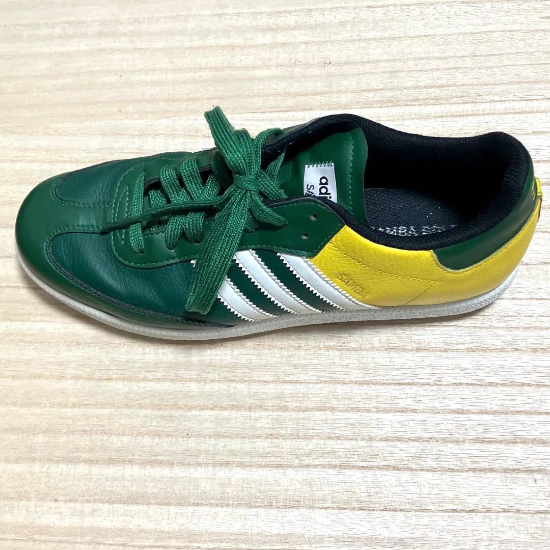 超希少 adidas SAMBA GOLF ゴルフシューズ 緑/黄26cm
