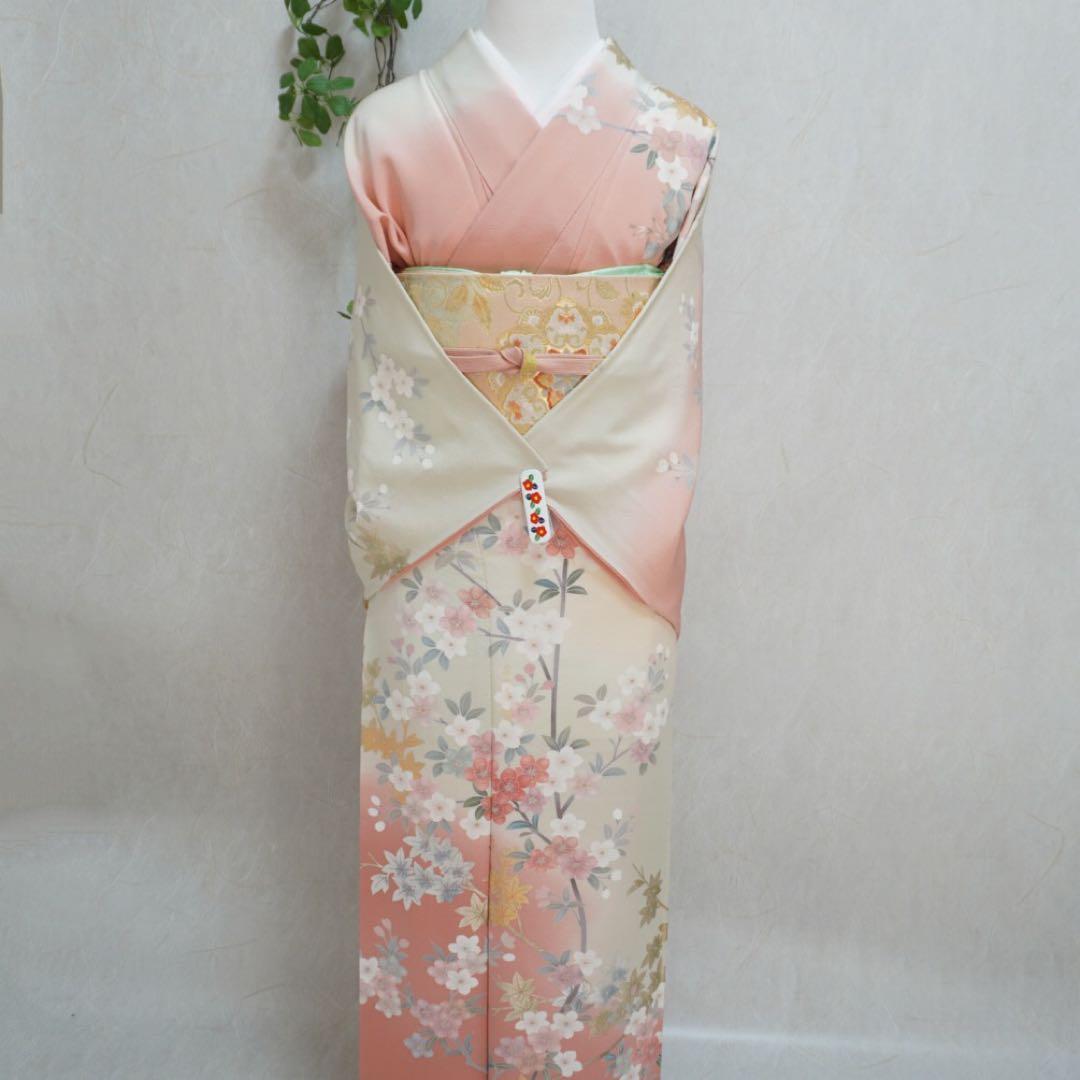 訪問着フルセット　288▪︎ 正絹　卒業式　入学式　お宮参り七五三　披露宴