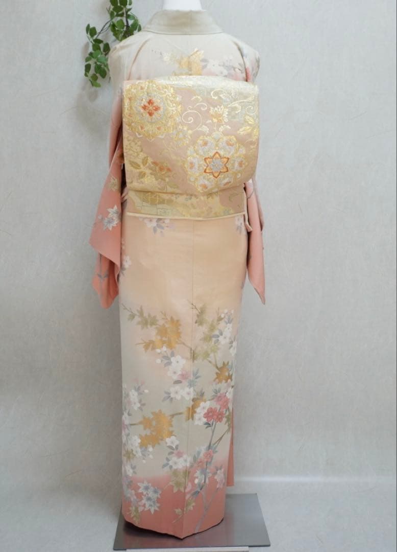 訪問着フルセット　288▪︎ 正絹　卒業式　入学式　お宮参り七五三　披露宴