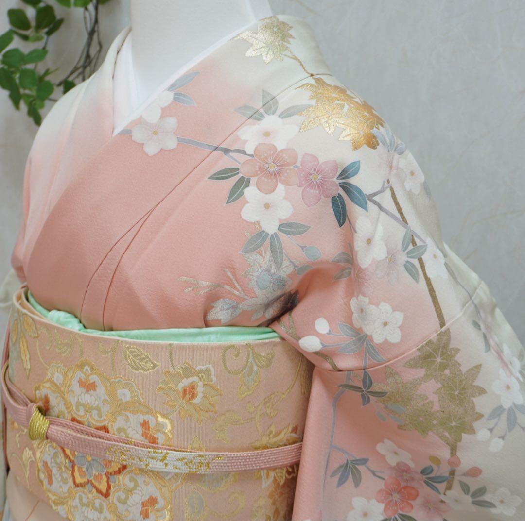 訪問着フルセット　288▪︎ 正絹　卒業式　入学式　お宮参り七五三　披露宴