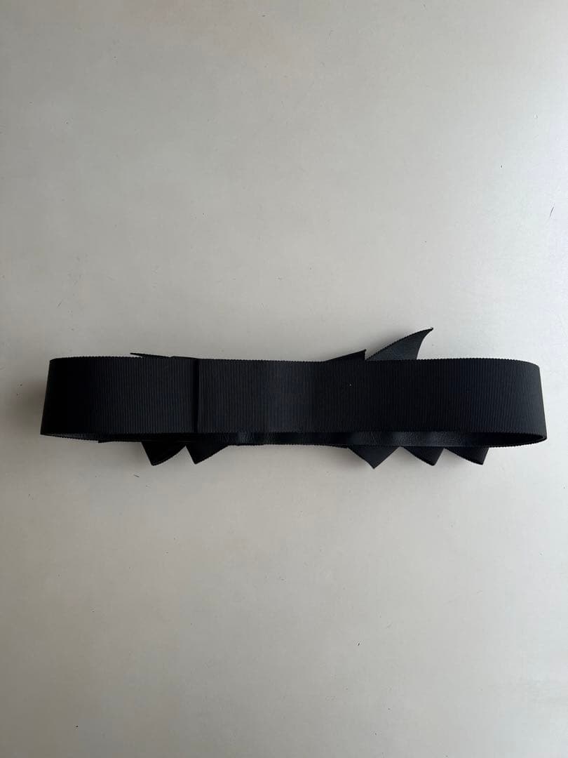 小物 SS2008 CHANEL BLACK RIBBON BELT