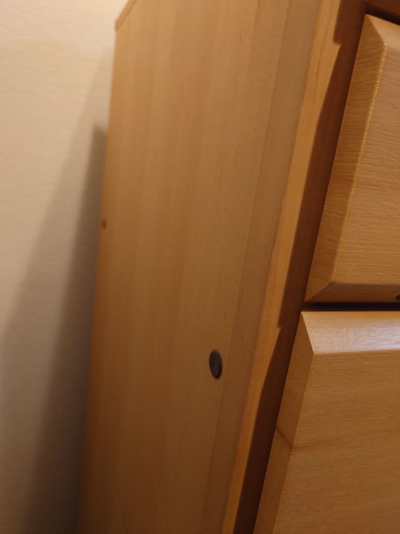 府中家具　ナチュラルウッド 木製チェスト 8引き出し