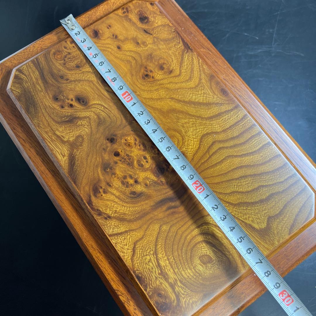 リュージュ　シリンダー式　36弁オルゴール　ジュエリーボックス　共箱　幅約30㎝