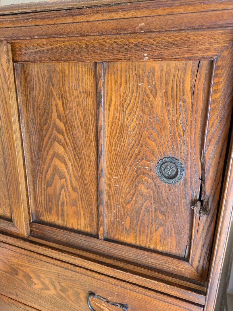 骨董品　木製和風箪笥　アンティーク　タンス