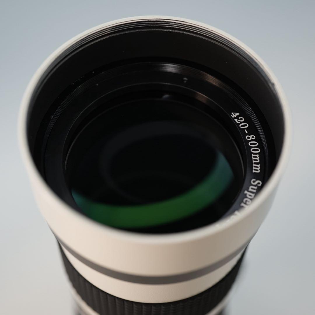VARI Nikon Fマウント用 420-800mm 超望遠レンズ白z0014