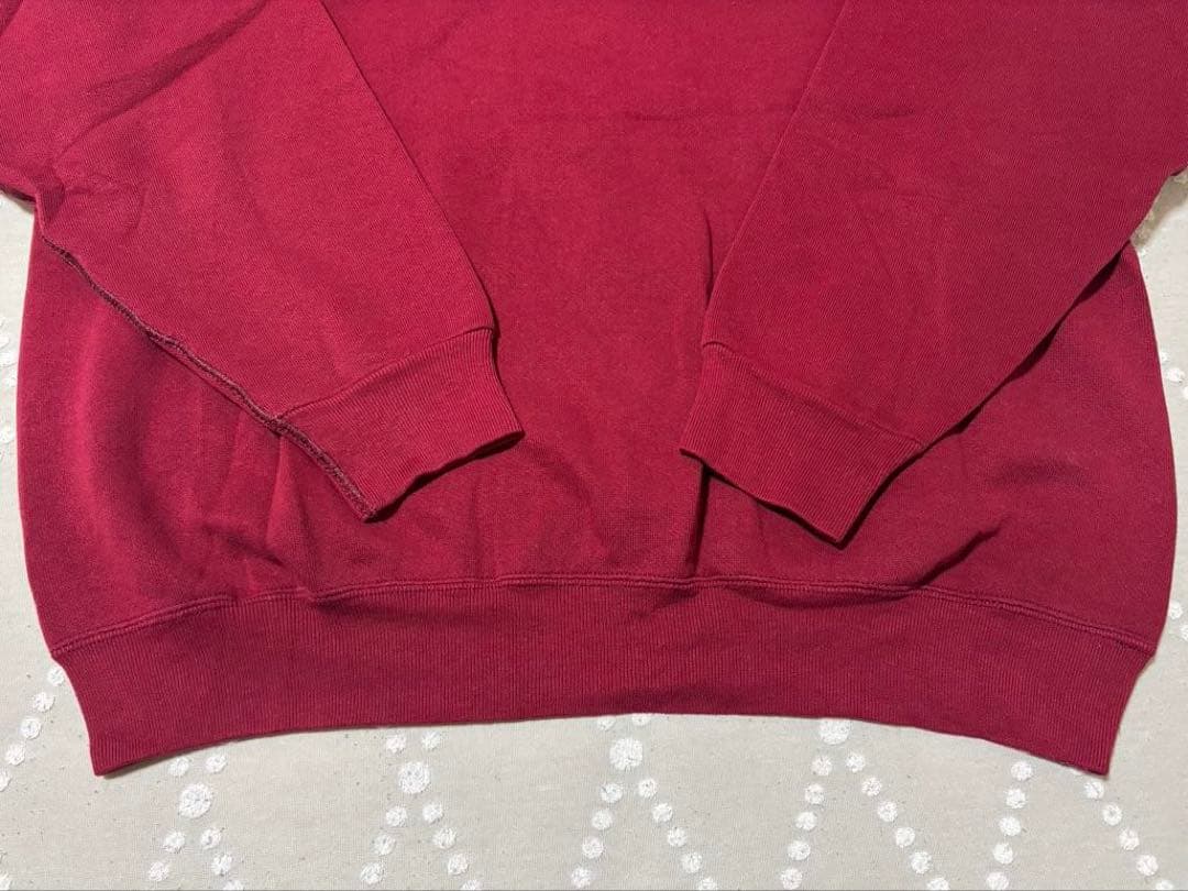 レア 80s VANS スウェット USA製 DISCUS バーガンディ L