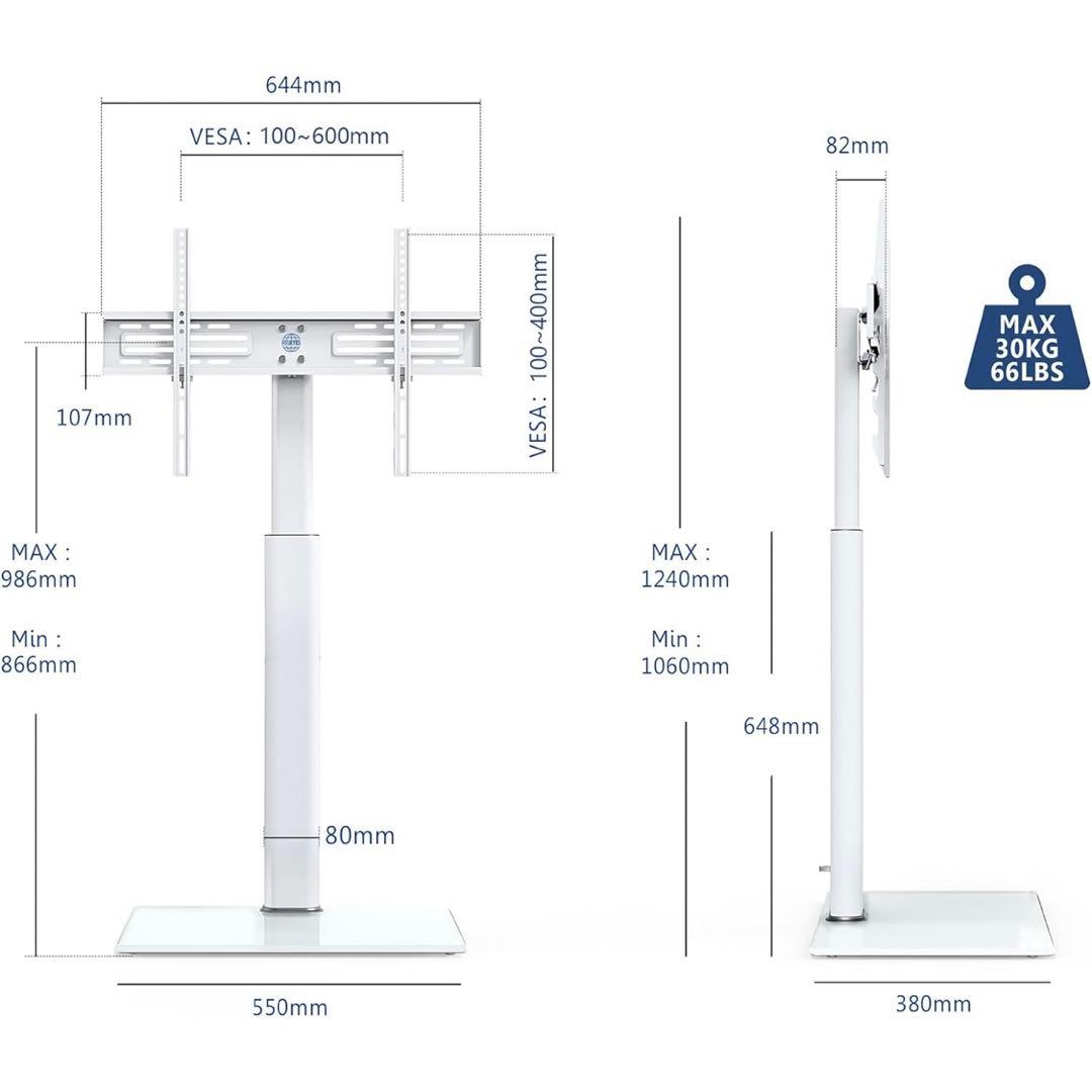 aiwa 49V型液晶テレビTV-49UF10 テレビスタンド付