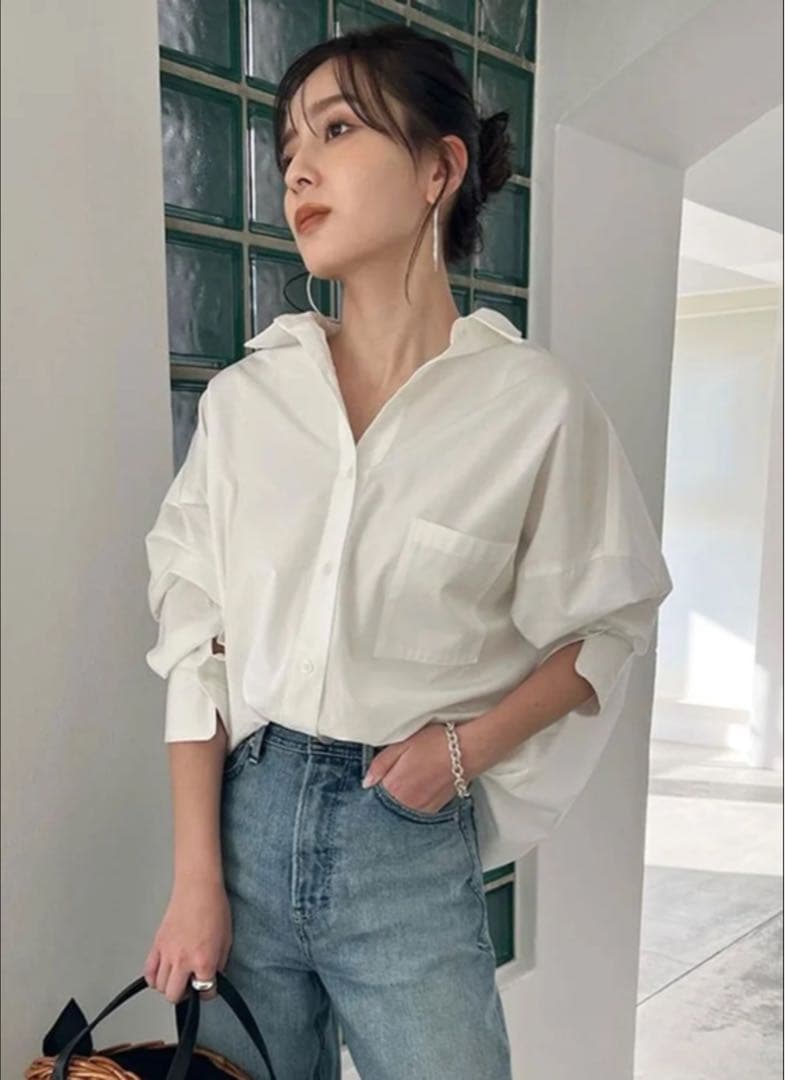 anuans（アニュアンス）スタンダードシャツ （WHITE）