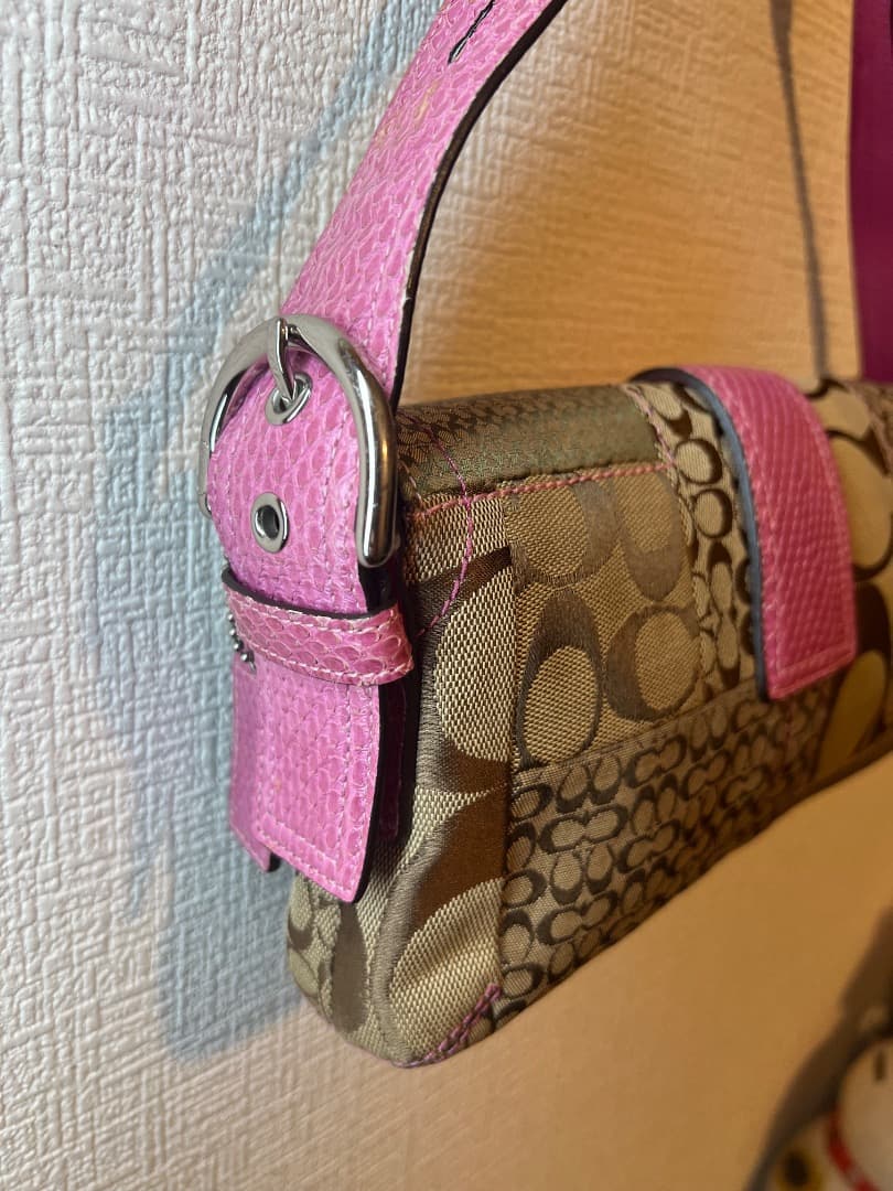 コーチ ソーホー パッチワーク ショルダーバッグ