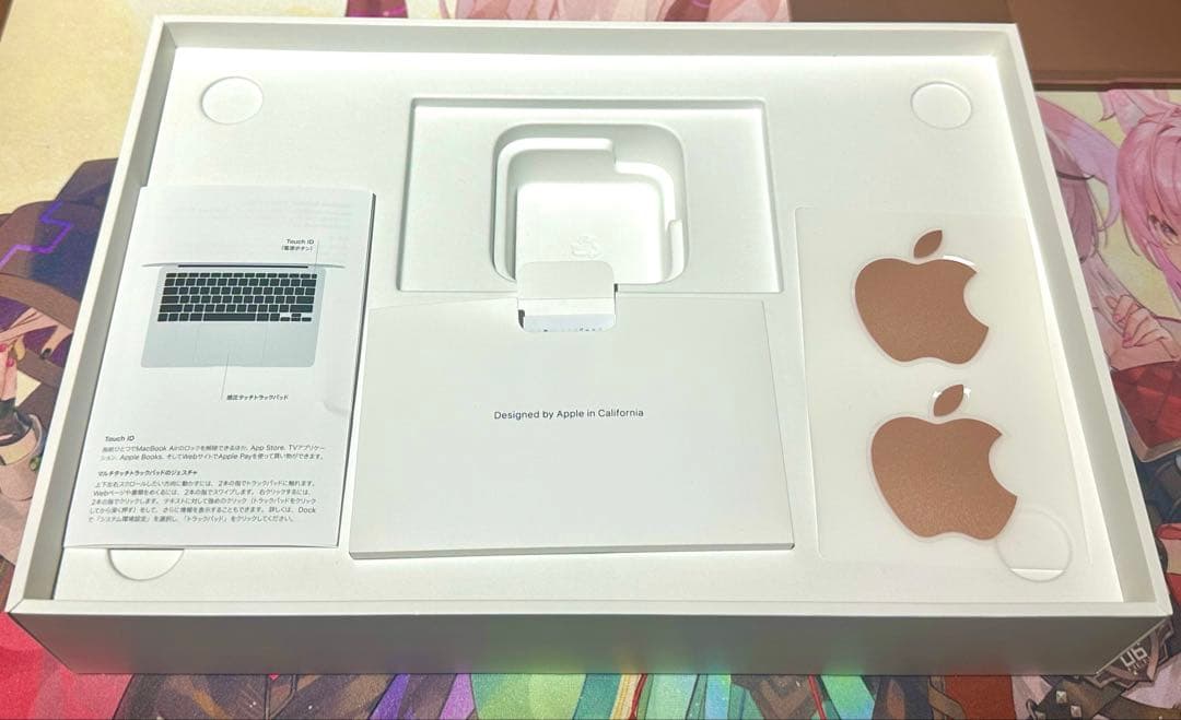 【美品】MacBook Air M1, 512GBバッテリー最大96%