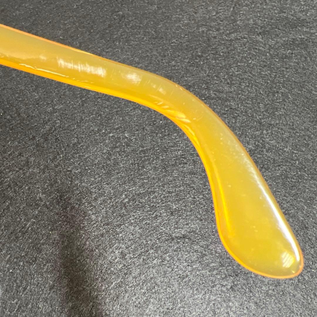 本白鼈甲　K18刻印金具厚手極上手眼鏡　ケース付　東Y7-1226☆1Fチヒオニ