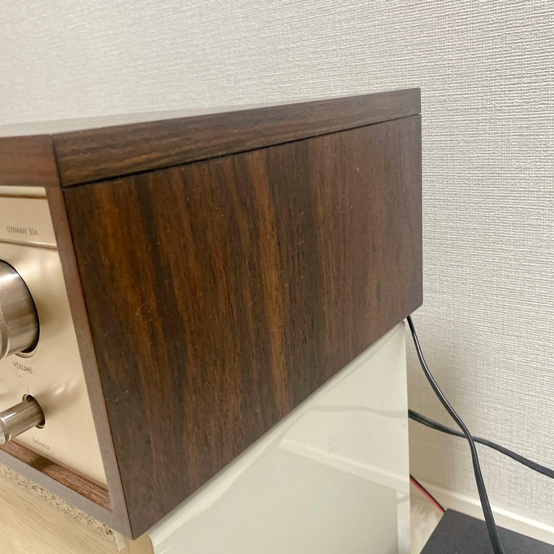 LUXMAN L‑504 プリメインアンプ 元箱付き 名機 ビンテージ