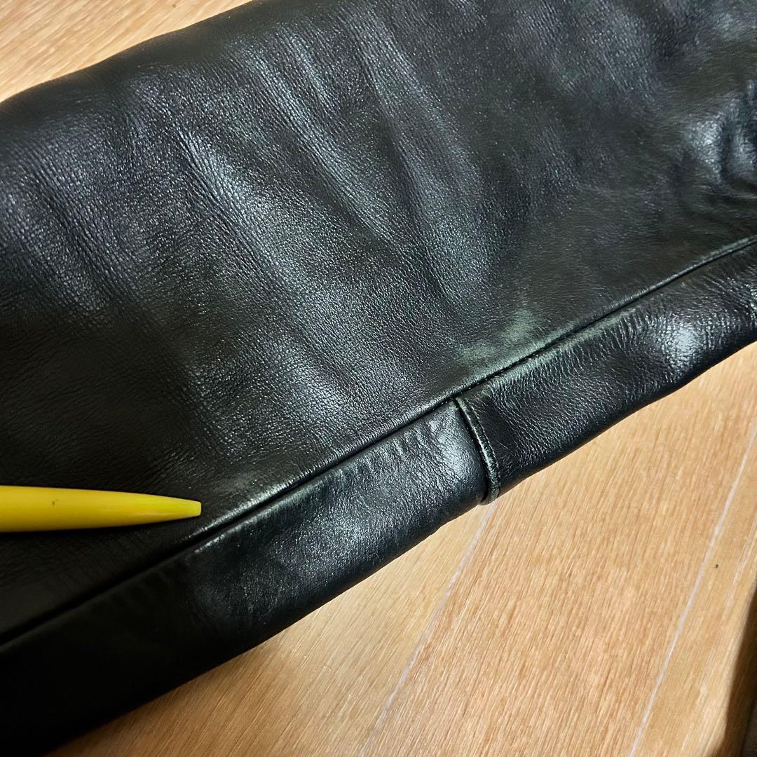 専用 良品 DELUXE CLOTHING 袖レザー スタジャン L