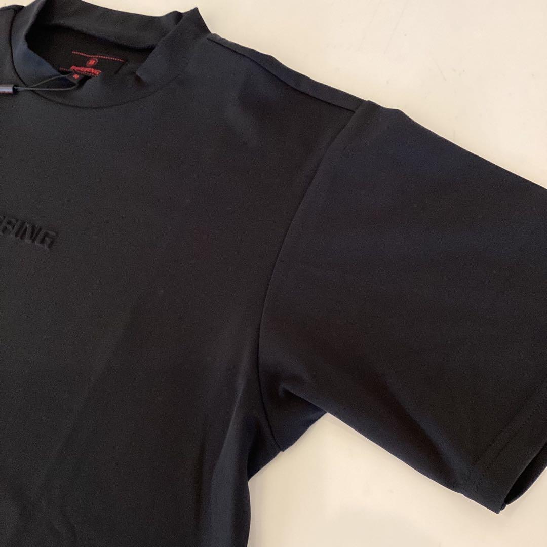新作　BRIEFING MINI 3D LOGO HIGHNECK ブラックM