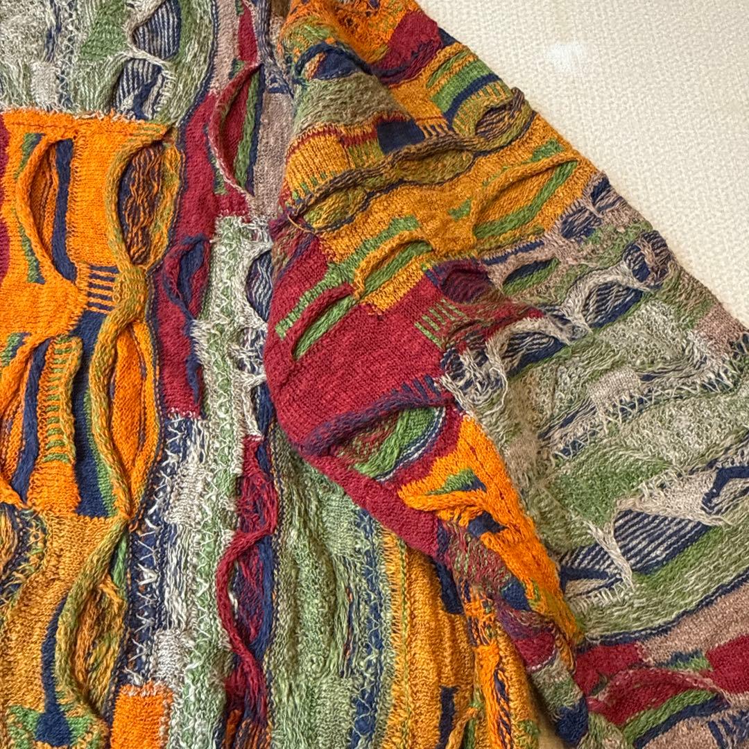 COOGI クージー 3Dニット 総柄 セーター ヴィンテージ