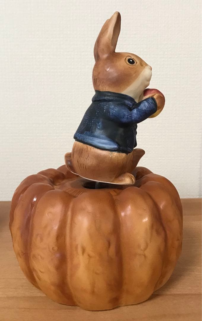 ピーターラビット　オルゴール　陶器