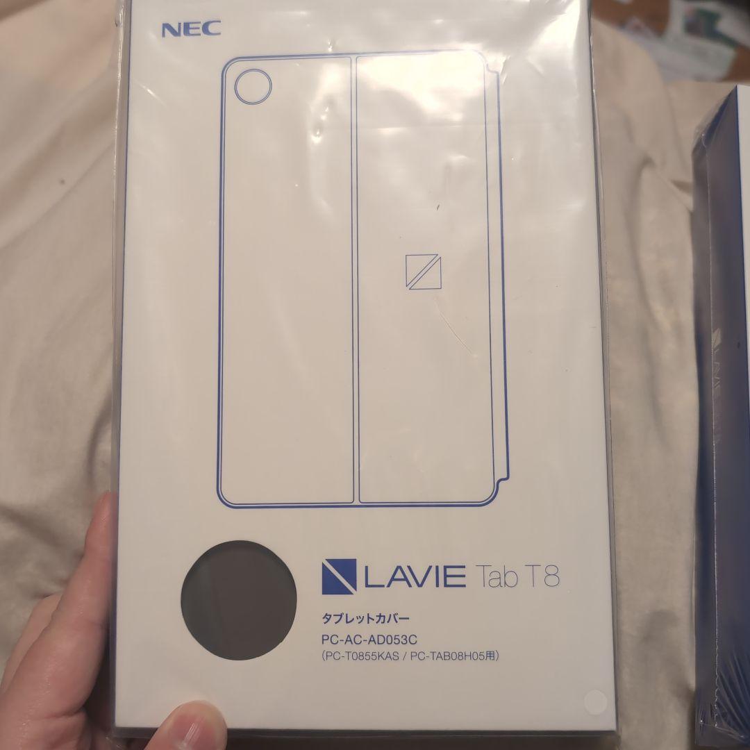 未開封　NEC LAVIE Tab T8HD3 　公式ケース+ガラスフィルム