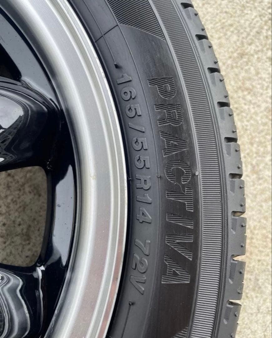 バリ山！　希少　165/55R14 エブリィ　キャリー　ハイゼット　N-VAN