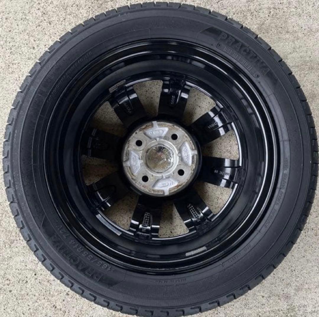 バリ山！　希少　165/55R14 エブリィ　キャリー　ハイゼット　N-VAN