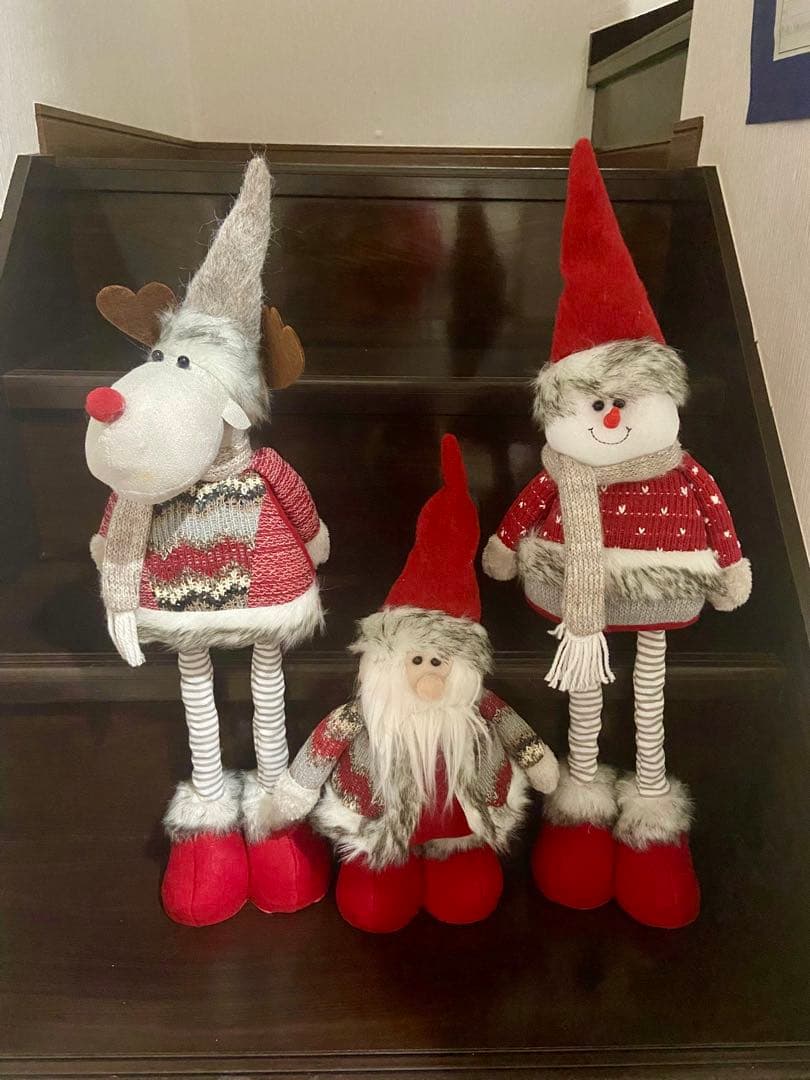 クリスマス人形 3体セット
